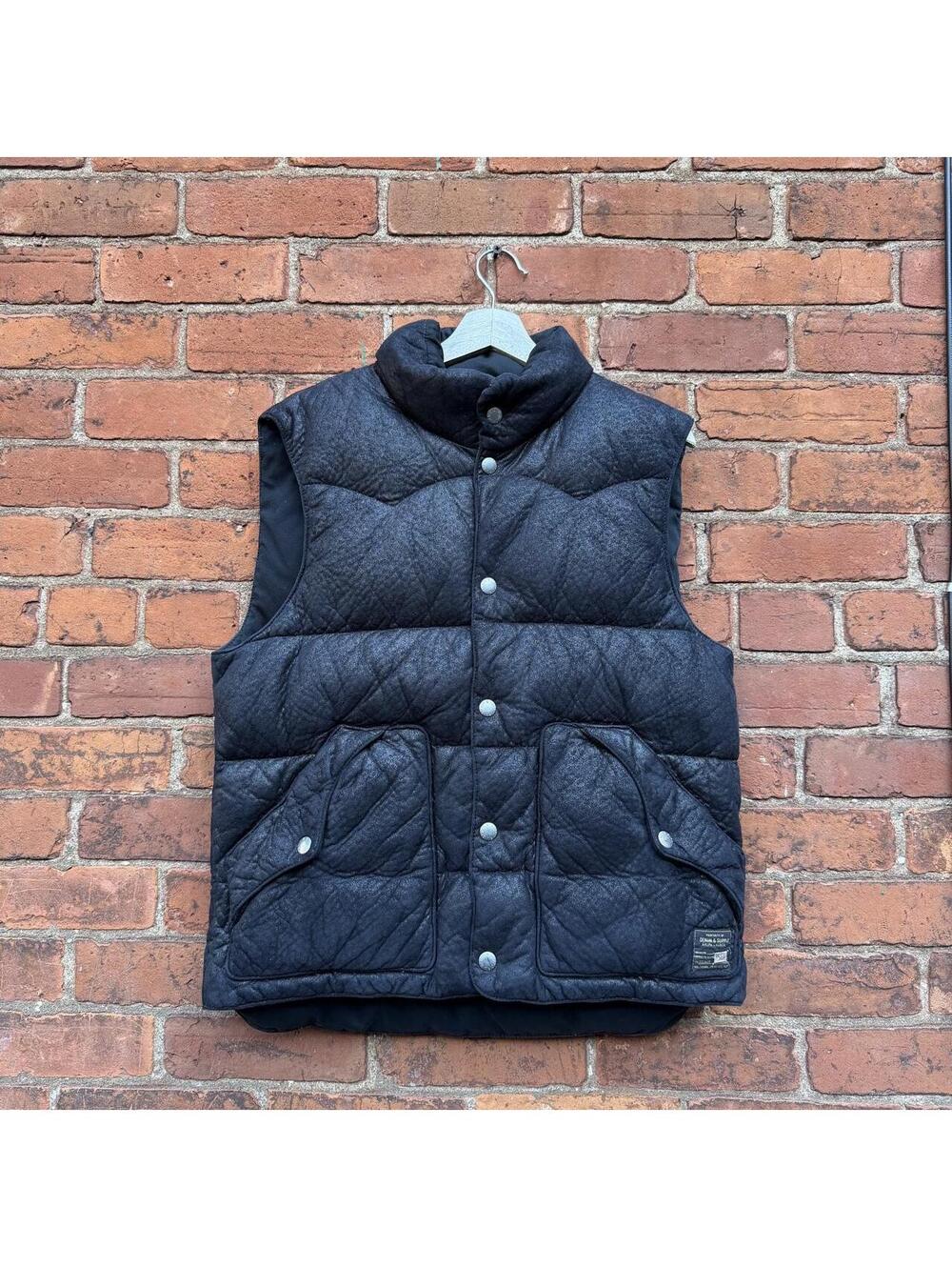 Ralph Lauren denim & supply down filled puffer vest M